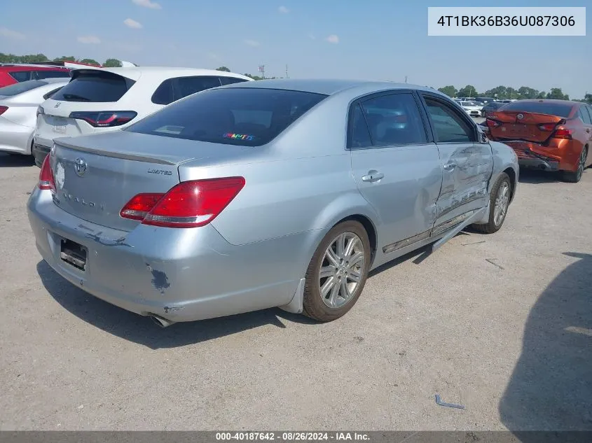 4T1BK36B36U087306 2006 Toyota Avalon Limited