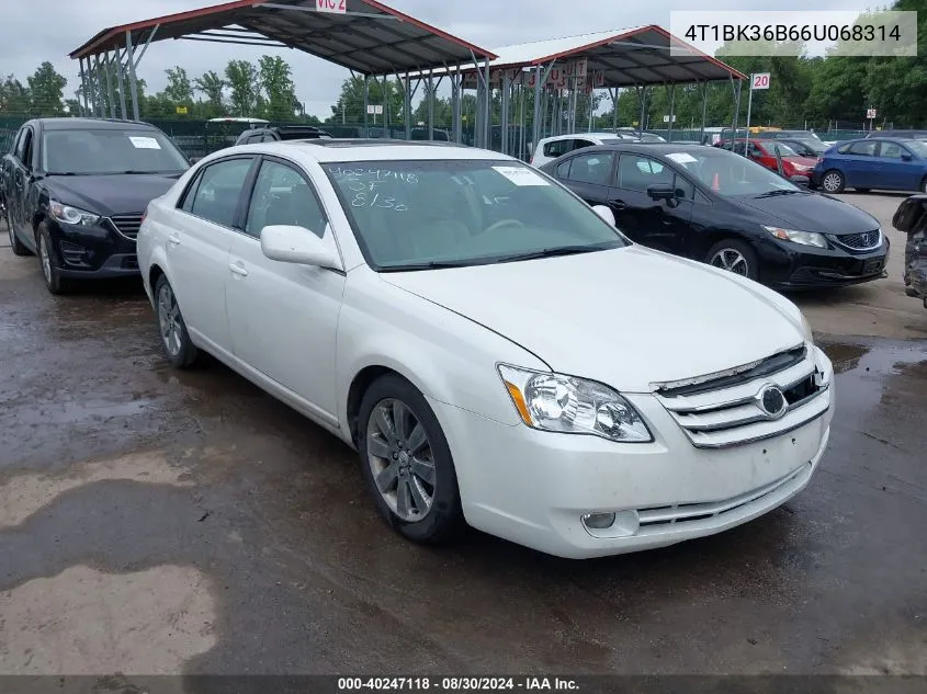 2006 Toyota Avalon Xls VIN: 4T1BK36B66U068314 Lot: 40247118