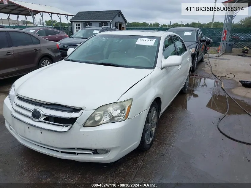 2006 Toyota Avalon Xls VIN: 4T1BK36B66U068314 Lot: 40247118