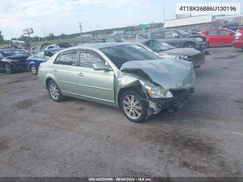 2006 Toyota Avalon Xl/Xls/Touring/Limited VIN: 4T1BK36B86U130196 Lot: 40256099