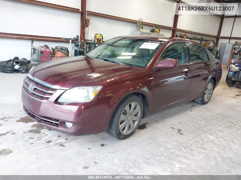 2006 Toyota Avalon Xl/Xls/Touring/Limited VIN: 4T1BK36BX6U123007 Lot: 40314819