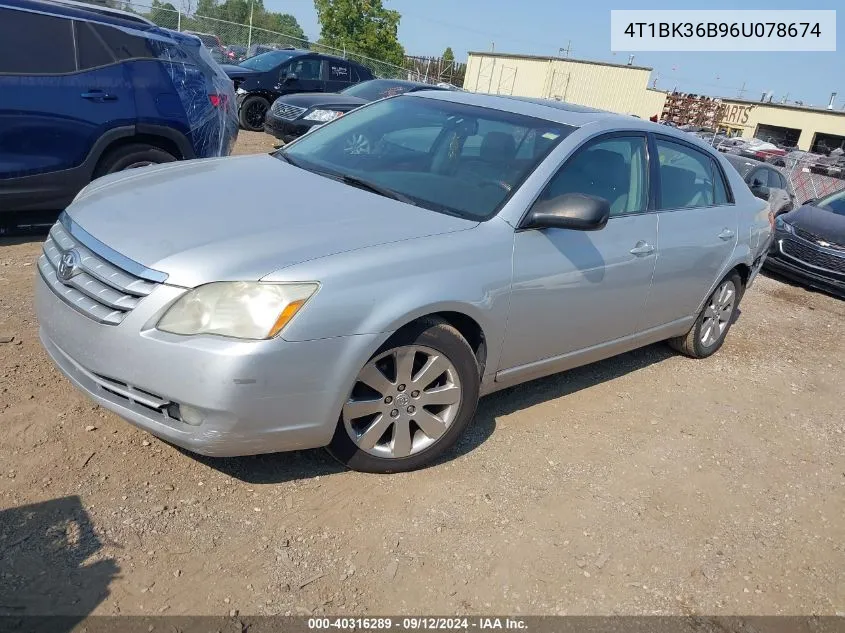 4T1BK36B96U078674 2006 Toyota Avalon Xl/Xls/Touring/Limited