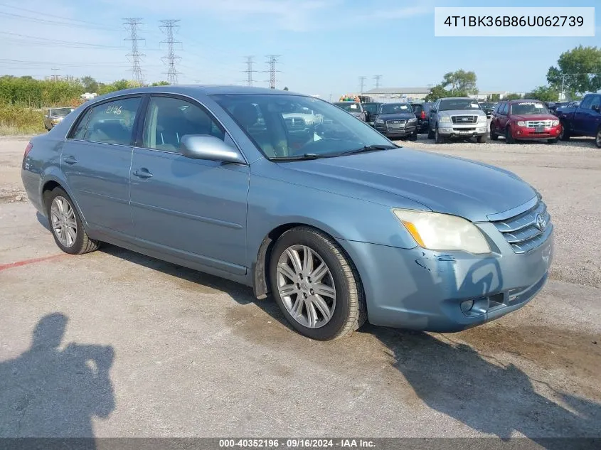 2006 Toyota Avalon Xl/Xls/Touring/Limited VIN: 4T1BK36B86U062739 Lot: 40352196