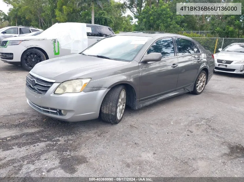 2006 Toyota Avalon Limited VIN: 4T1BK36B66U136000 Lot: 40369990