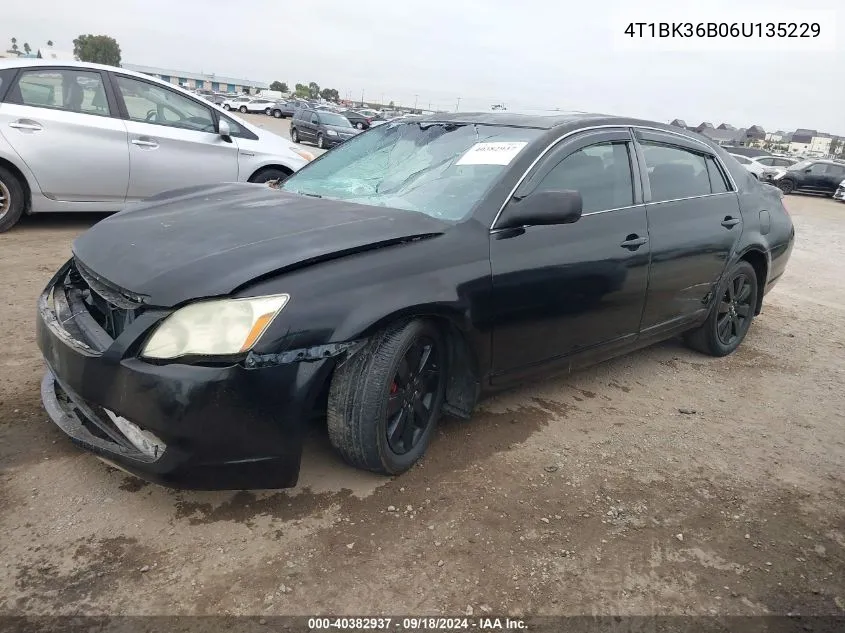 2006 Toyota Avalon Touring VIN: 4T1BK36B06U135229 Lot: 40382937