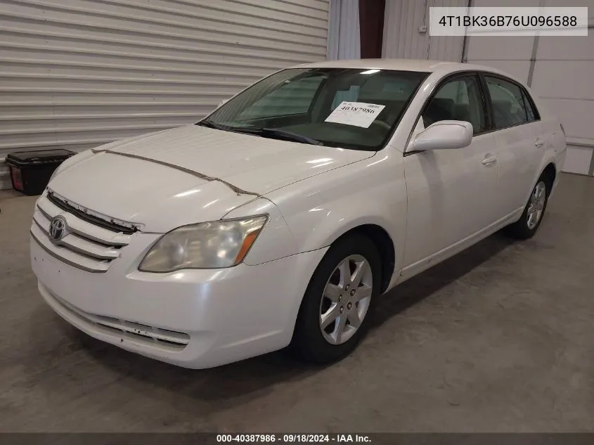 2006 Toyota Avalon Xl VIN: 4T1BK36B76U096588 Lot: 40387986