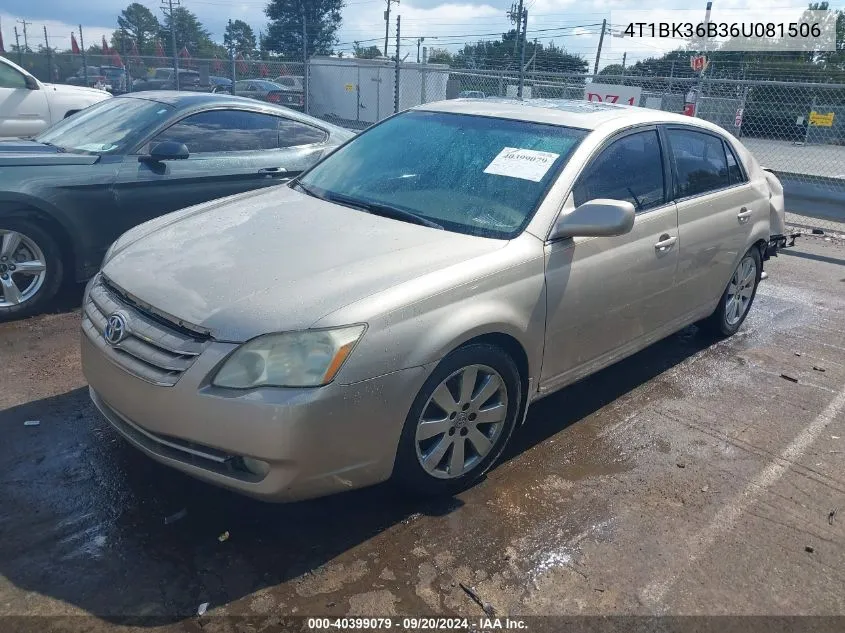 2006 Toyota Avalon Xls VIN: 4T1BK36B36U081506 Lot: 40399079