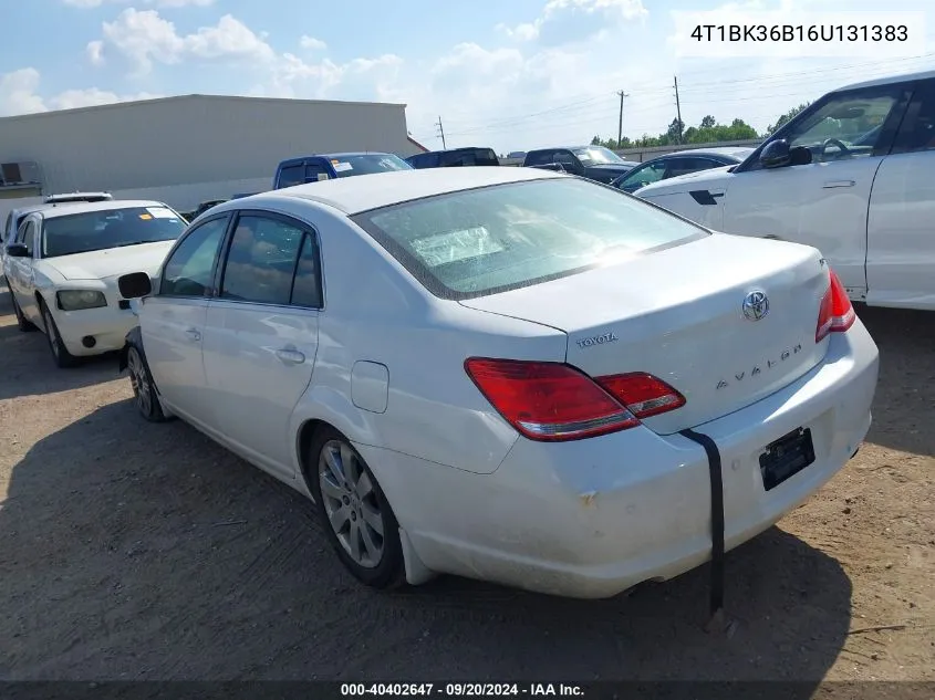 2006 Toyota Avalon Xls VIN: 4T1BK36B16U131383 Lot: 40402647