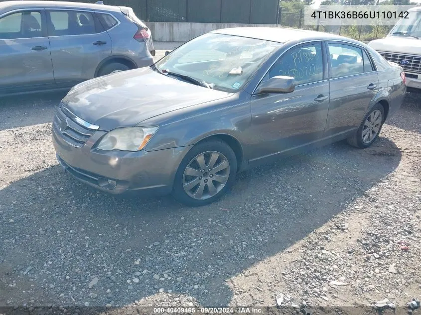 2006 Toyota Avalon Touring VIN: 4T1BK36B66U110142 Lot: 40409465