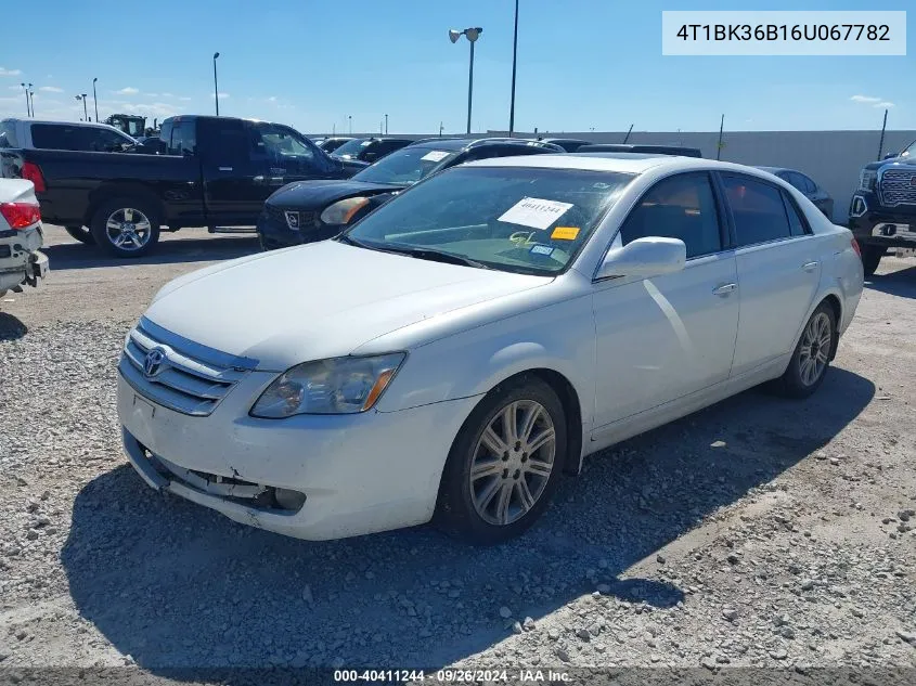 2006 Toyota Avalon Xl/Xls/Touring/Limited VIN: 4T1BK36B16U067782 Lot: 40411244