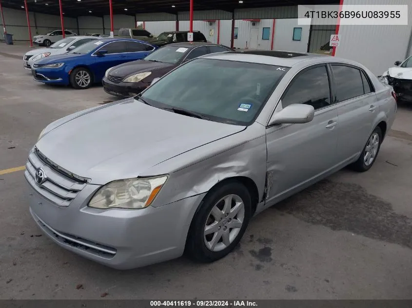 2006 Toyota Avalon Xl/Xls/Touring/Limited VIN: 4T1BK36B96U083955 Lot: 40411619