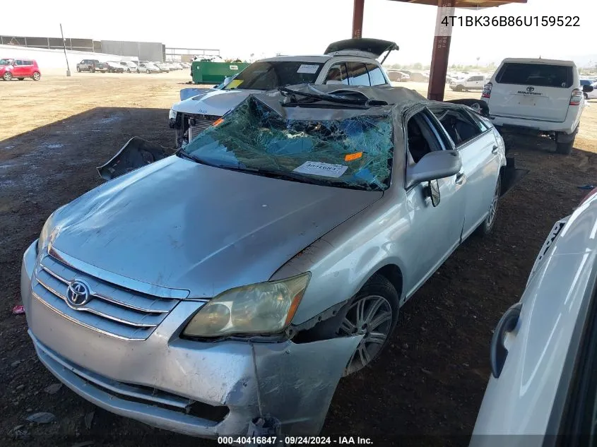 2006 Toyota Avalon Xl/Xls/Touring/Limited VIN: 4T1BK36B86U159522 Lot: 40416847