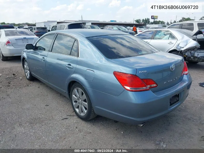 2006 Toyota Avalon Limited/Touring/Xl/Xls VIN: 4T1BK36B06U069720 Lot: 40417643