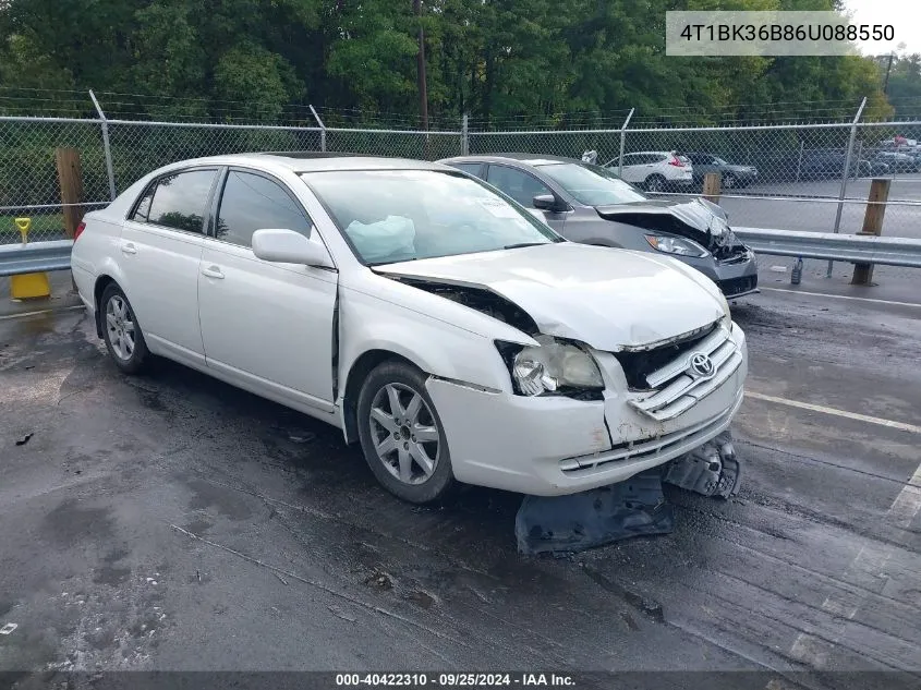 2006 Toyota Avalon Xl VIN: 4T1BK36B86U088550 Lot: 40422310