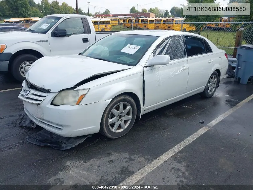 2006 Toyota Avalon Xl VIN: 4T1BK36B86U088550 Lot: 40422310