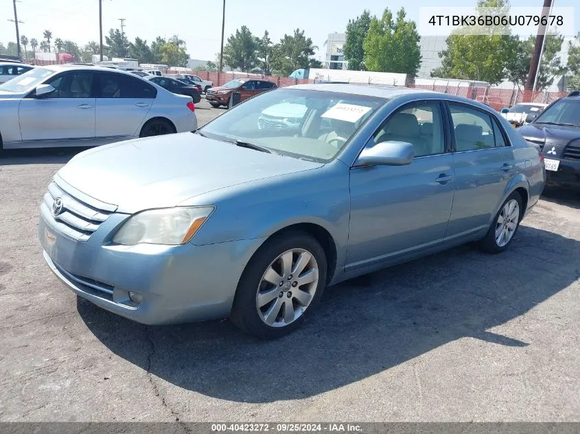 2006 Toyota Avalon Xls VIN: 4T1BK36B06U079678 Lot: 40423272