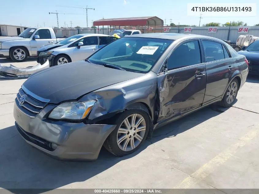 2006 Toyota Avalon Limited VIN: 4T1BK36B86U131493 Lot: 40425660