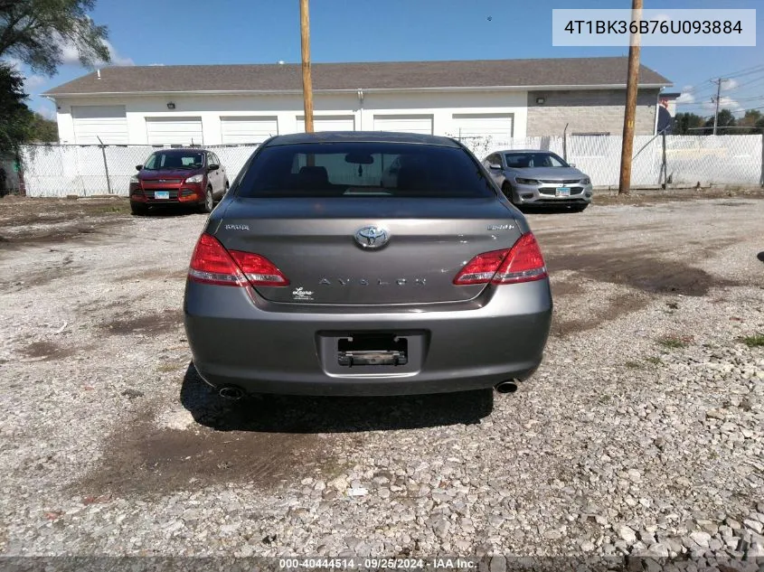 2006 Toyota Avalon Limited VIN: 4T1BK36B76U093884 Lot: 40444514