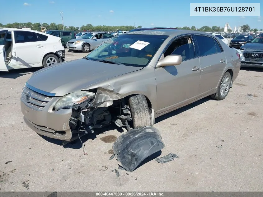 2006 Toyota Avalon Limited VIN: 4T1BK36B76U128701 Lot: 40447530