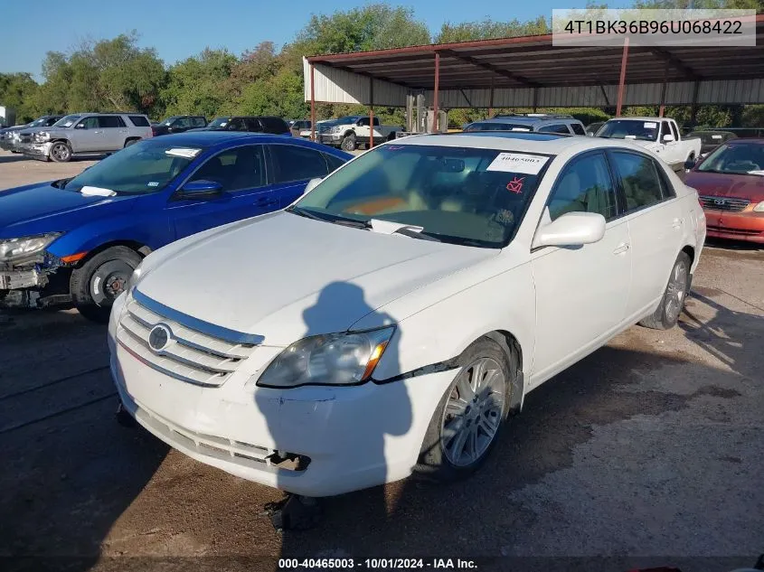 4T1BK36B96U068422 2006 Toyota Avalon Limited