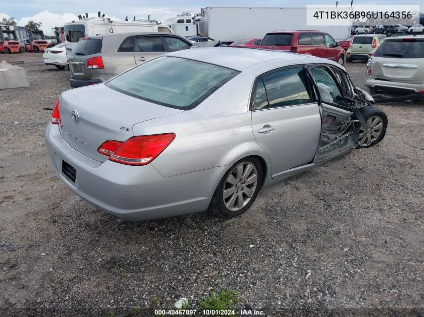 2006 Toyota Avalon Xl/Xls/Touring/Limited VIN: 4T1BK36B96U164356 Lot: 40467097