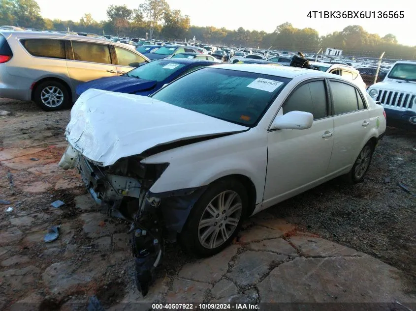 2006 Toyota Avalon Xl/Xls/Touring/Limited VIN: 4T1BK36BX6U136565 Lot: 40507922