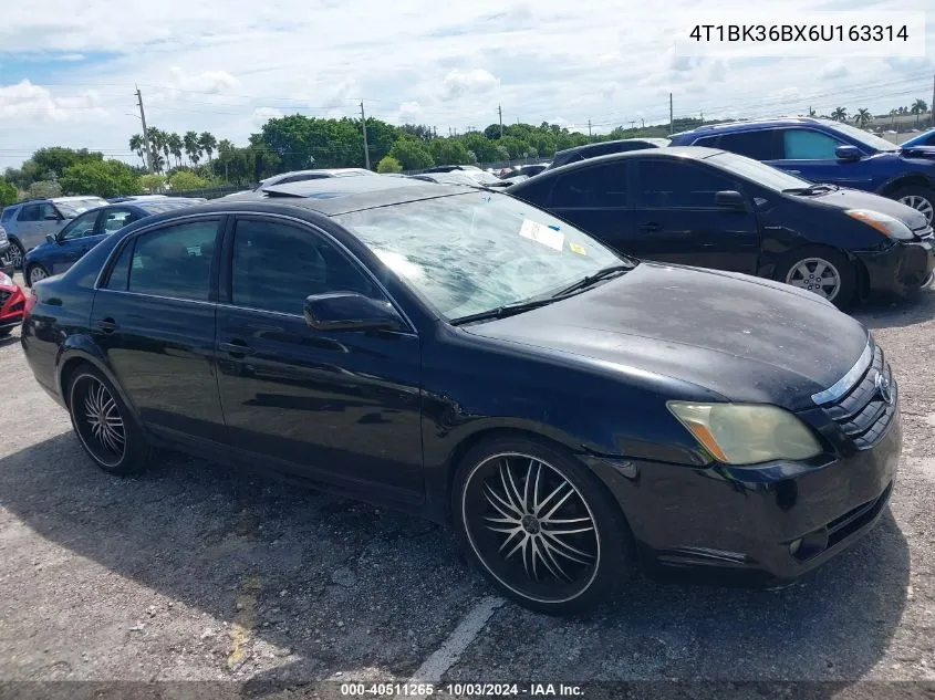 2006 Toyota Avalon Limited VIN: 4T1BK36BX6U163314 Lot: 40511265