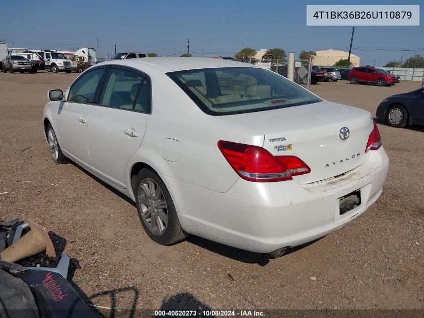 2006 Toyota Avalon Limited VIN: 4T1BK36B26U110879 Lot: 40520273