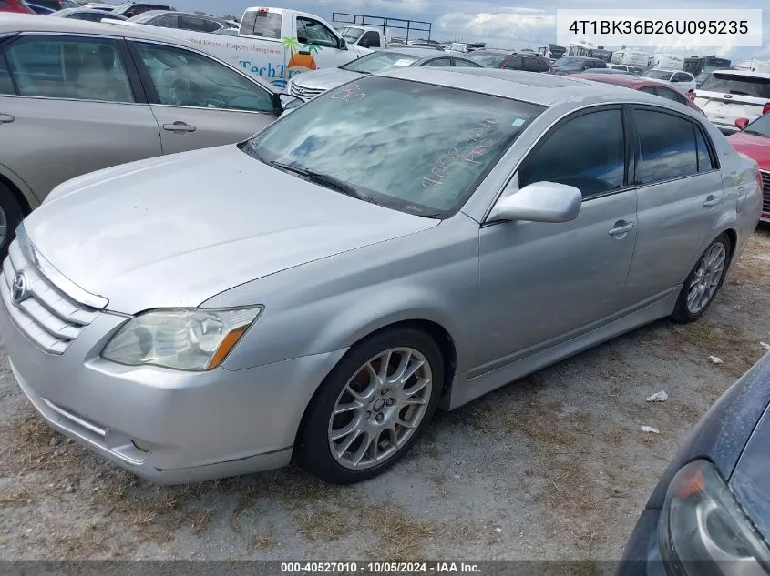 2006 Toyota Avalon Xl/Xls/Touring/Limited VIN: 4T1BK36B26U095235 Lot: 40527010