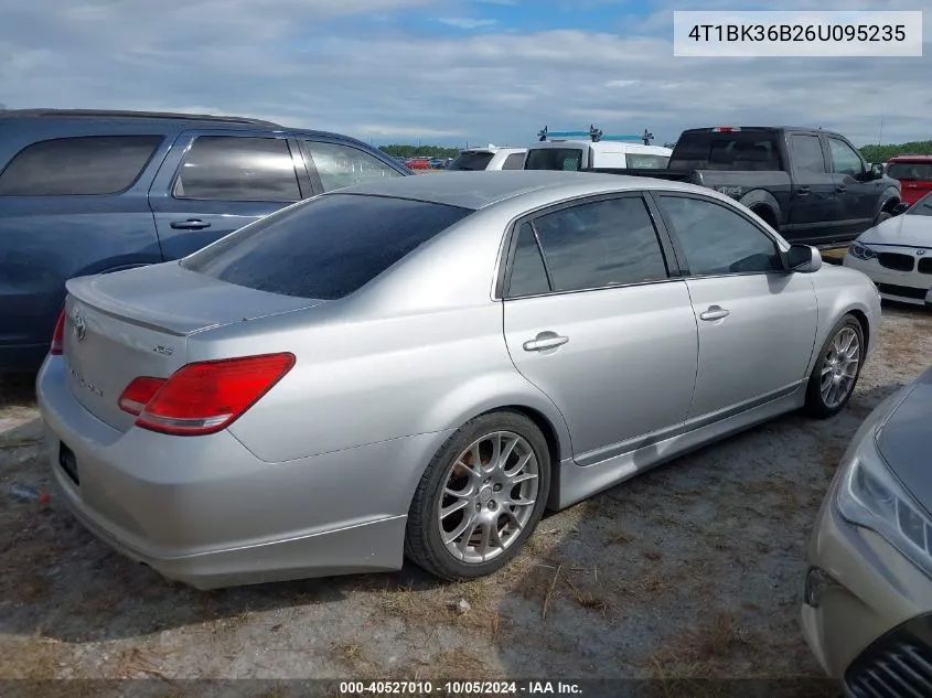 2006 Toyota Avalon Xl/Xls/Touring/Limited VIN: 4T1BK36B26U095235 Lot: 40527010