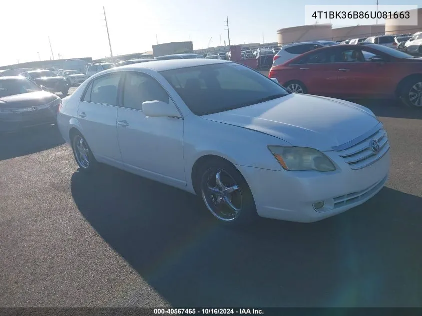 4T1BK36B86U081663 2006 Toyota Avalon Xl