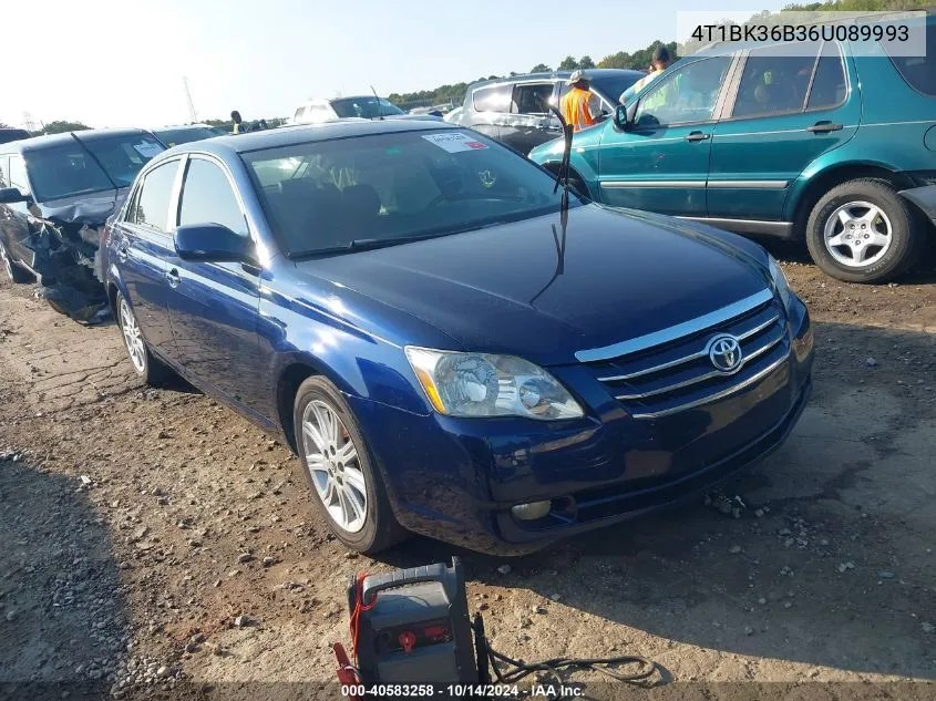 2006 Toyota Avalon Limited VIN: 4T1BK36B36U089993 Lot: 40583258