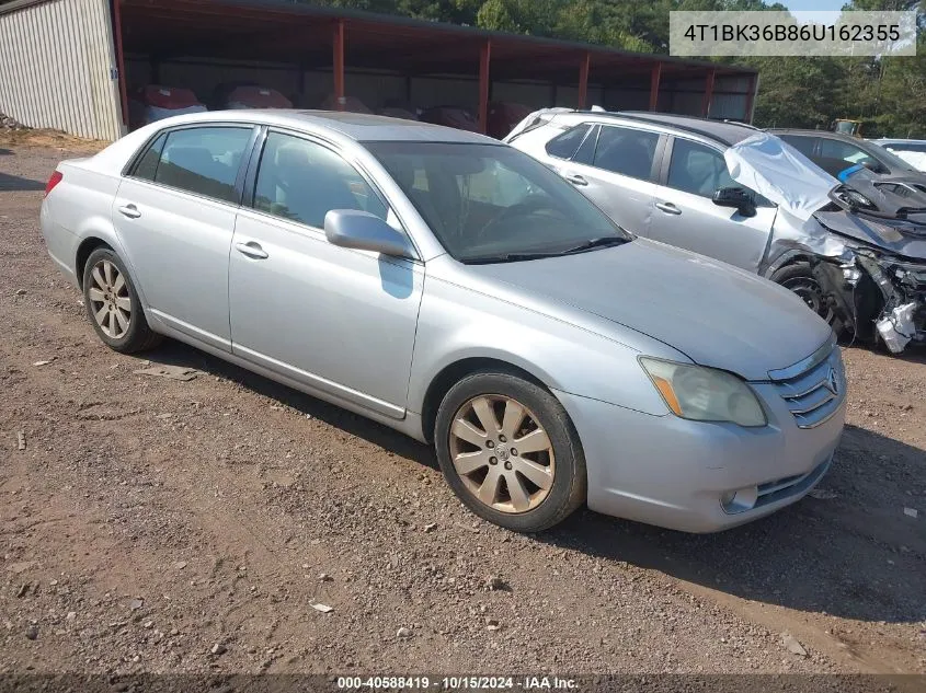 2006 Toyota Avalon Xl/Xls/Touring/Limited VIN: 4T1BK36B86U162355 Lot: 40588419