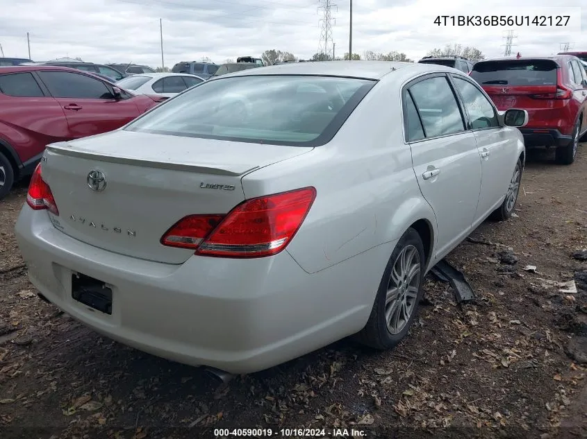 2006 Toyota Avalon Limited VIN: 4T1BK36B56U142127 Lot: 40590019