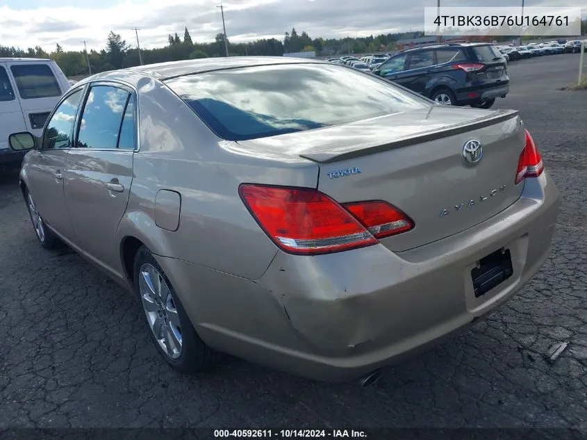 2006 Toyota Avalon Xls VIN: 4T1BK36B76U164761 Lot: 40592611