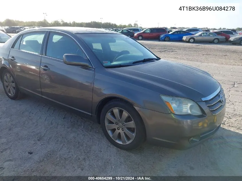 2006 Toyota Avalon Touring VIN: 4T1BK36B96U084278 Lot: 40654299