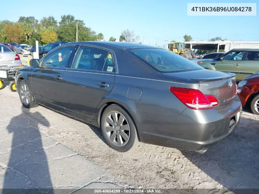 2006 Toyota Avalon Touring VIN: 4T1BK36B96U084278 Lot: 40654299