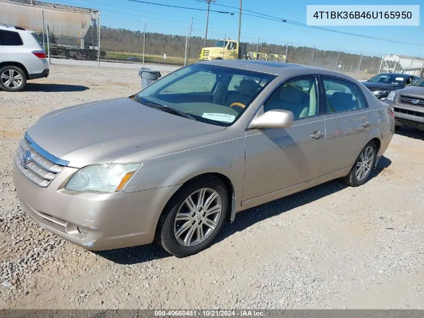 2006 Toyota Avalon Limited VIN: 4T1BK36B46U165950 Lot: 40660481