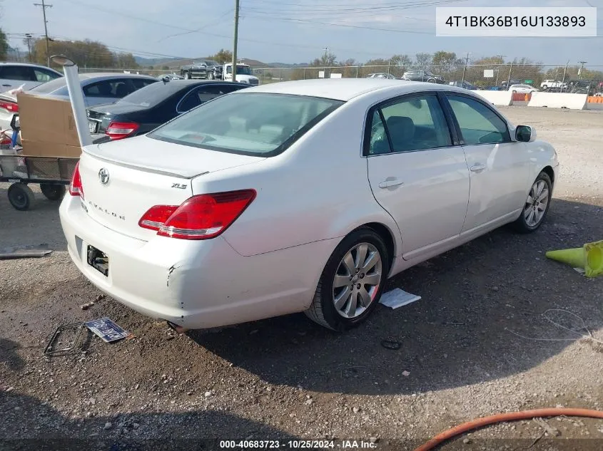 2006 Toyota Avalon Xl/Xls/Touring/Limited VIN: 4T1BK36B16U133893 Lot: 40683723