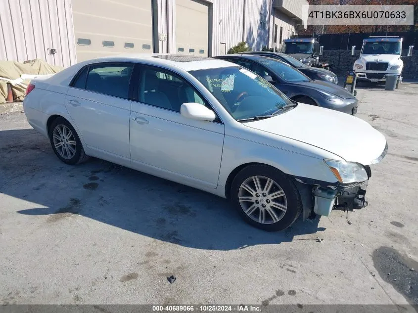 2006 Toyota Avalon Limited VIN: 4T1BK36BX6U070633 Lot: 40689066