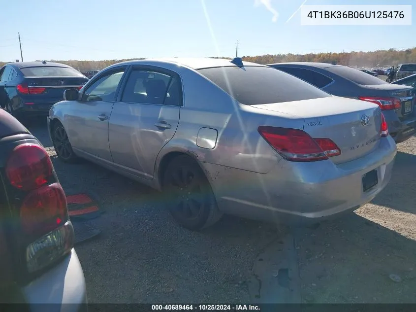 2006 Toyota Avalon Xls VIN: 4T1BK36B06U125476 Lot: 40689464