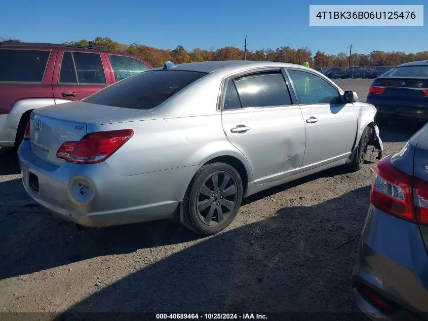 2006 Toyota Avalon Xls VIN: 4T1BK36B06U125476 Lot: 40689464