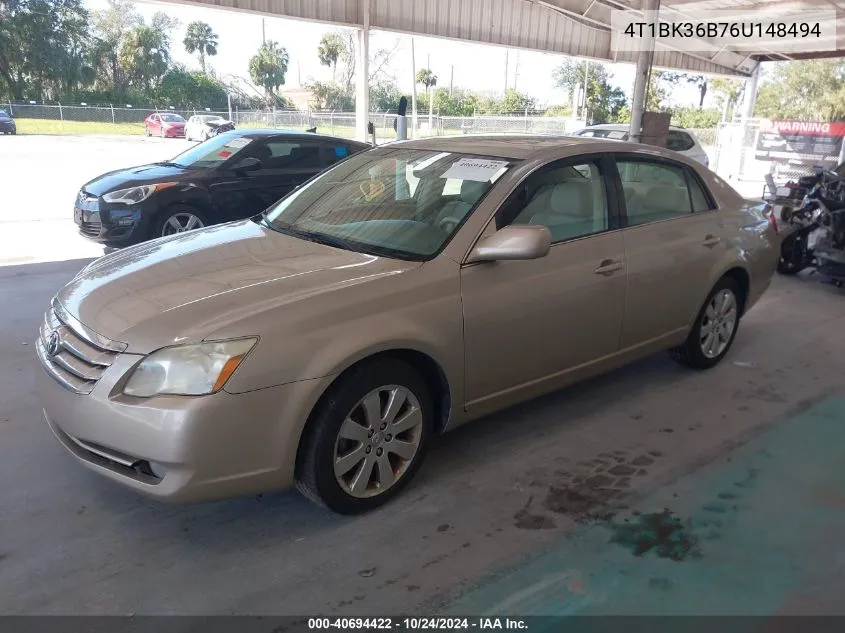 2006 Toyota Avalon Xls VIN: 4T1BK36B76U148494 Lot: 40694422