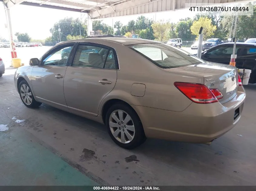 2006 Toyota Avalon Xls VIN: 4T1BK36B76U148494 Lot: 40694422