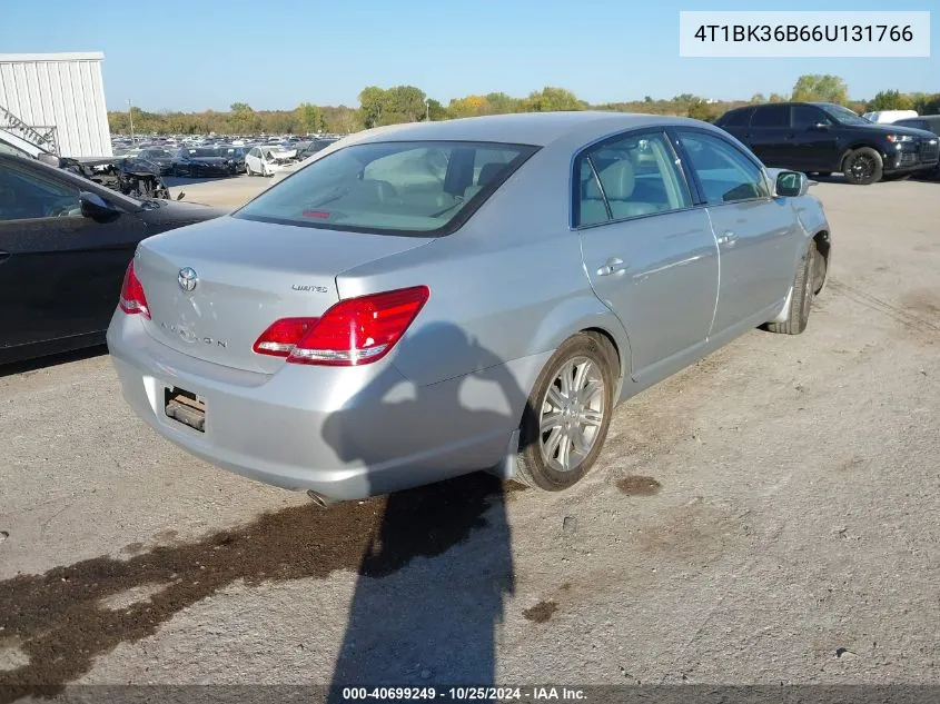 2006 Toyota Avalon Limited VIN: 4T1BK36B66U131766 Lot: 40699249