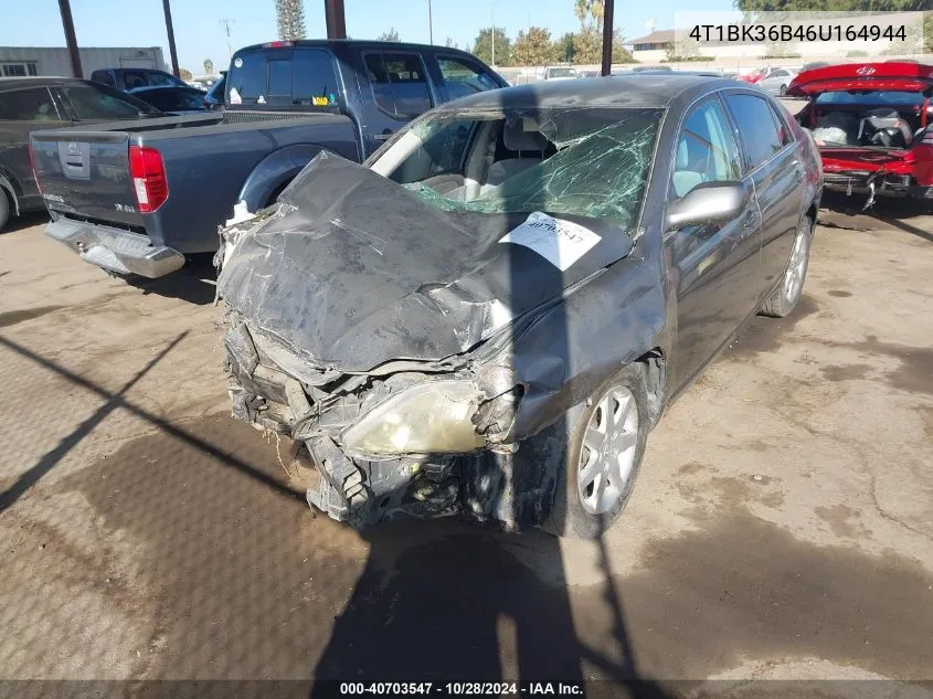 2006 Toyota Avalon Xl VIN: 4T1BK36B46U164944 Lot: 40703547