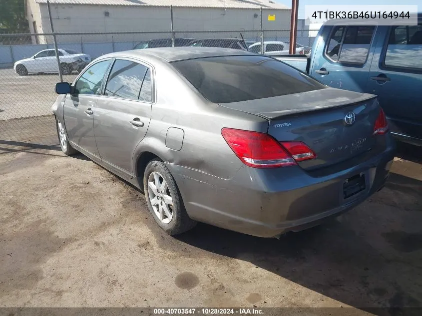 2006 Toyota Avalon Xl VIN: 4T1BK36B46U164944 Lot: 40703547