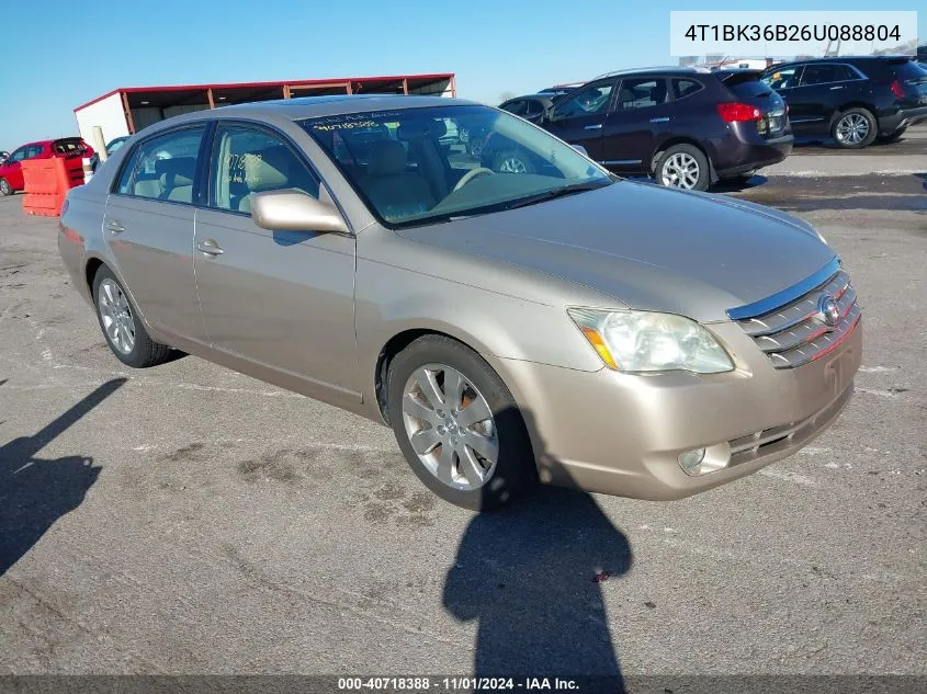 2006 Toyota Avalon Xls VIN: 4T1BK36B26U088804 Lot: 40718388