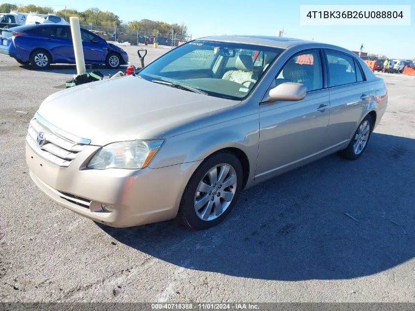 2006 Toyota Avalon Xls VIN: 4T1BK36B26U088804 Lot: 40718388