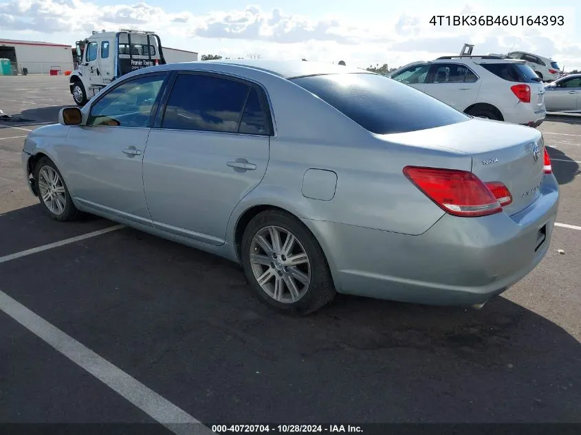 2006 Toyota Avalon Limited VIN: 4T1BK36B46U164393 Lot: 40720704